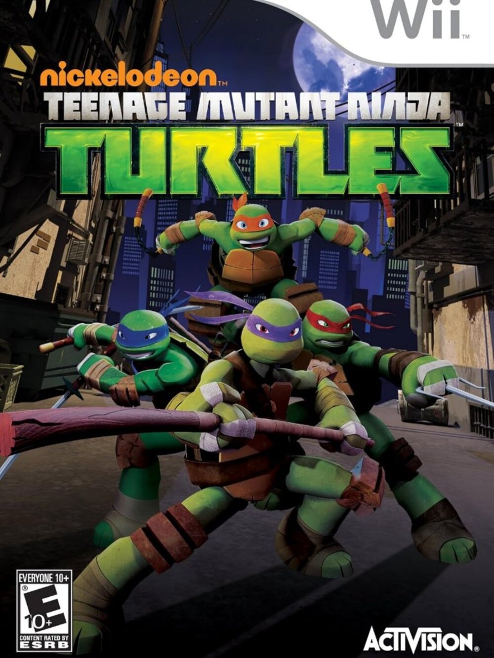 Teenage Mutant Ninja Turtles Game for Nintendo Wii - Action-Packed Adventure!